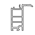 Salamander Fensterbankanschlussprofil Sohlbankprofil 40/20 NP0370
