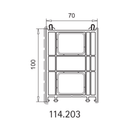 Veka Blendrahmen Verbreiterung 70/100 114.203
