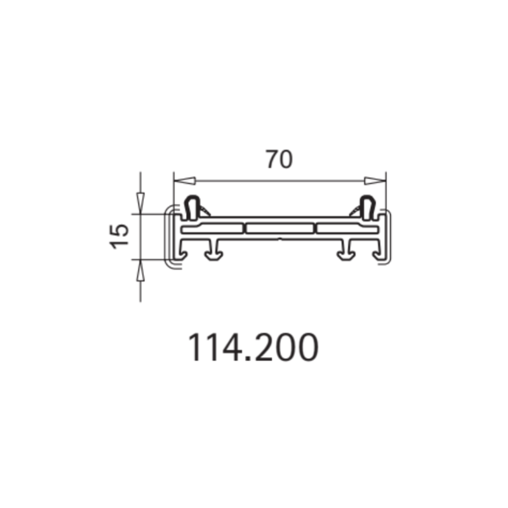 Veka Blendrahmen Verbreiterung 70/15 114.200