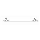 Aluplast Fenster Weiss (ähnlich RAL9016) / 100cm Aluplast Rahmenabdeckprofil 140227