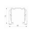 Aluprof Raffstore Aluprof Raffstore Feder Schienenhalter US/B