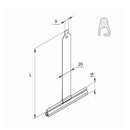Aluprof Rolladen Aluprof Aufhängefeder mit PVC-Aufhängeprofil WMS/130