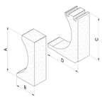 Aluprof Rolladen Aluprof Wärmedämmung OCWSS/N/255/240 für Stahlverstärkung WSS