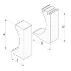 Aluprof Rolladen Aluprof Wärmedämmung OCWSSM/N/255/240 für Stahlverstärkung WSSM