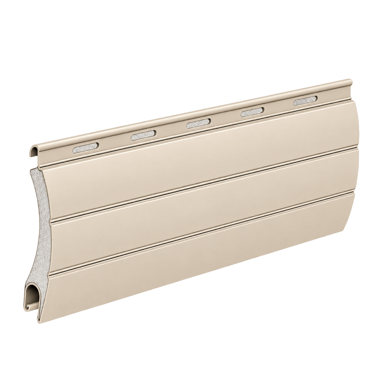 Aluprof Rolladen Beige (05) / 40cm Aluprof ALU Rollladenpanzer perforiert PAB52