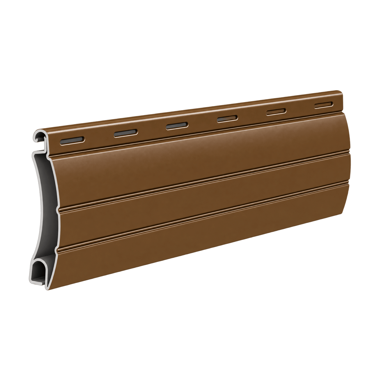 Aluprof Rolladen Braun (009CC) / 40cm Aluprof ALU Rollladenpanzer perforiert PA55