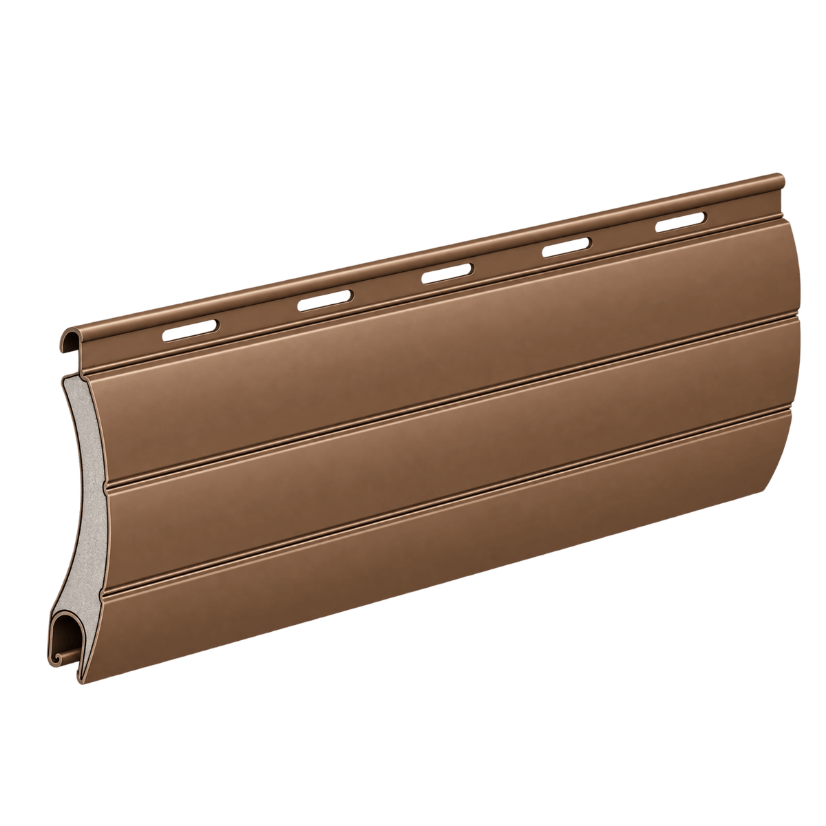 Aluprof Rolladen Braun (09) / 40cm Aluprof ALU Rollladenpanzer perforiert PAB52
