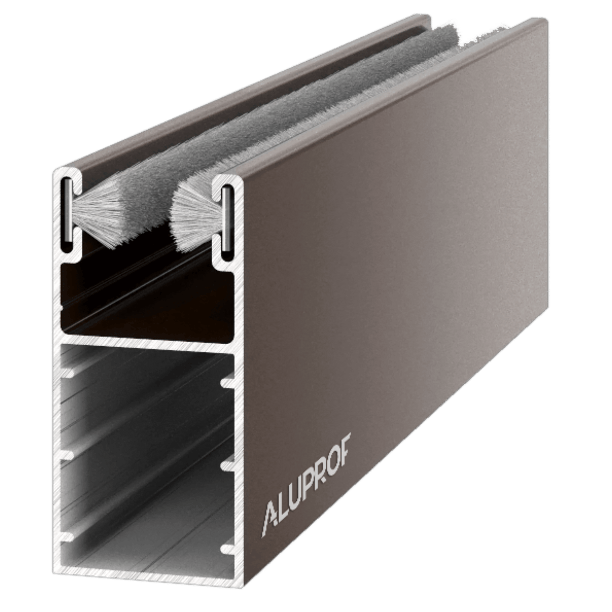Aluprof Rolladen Dunkel Braun (08) / 40cm Aluprof ALU Führungsschiene PP45