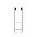 Aluprof Rolladen Grau (ähnlich RAL7038) / 100cm Aluprof ALU Führungsschiene PP120/G