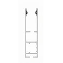 Aluprof Rolladen Grau (ähnlich RAL7038) / 100cm Aluprof ALU Führungsschiene PP150Z/G