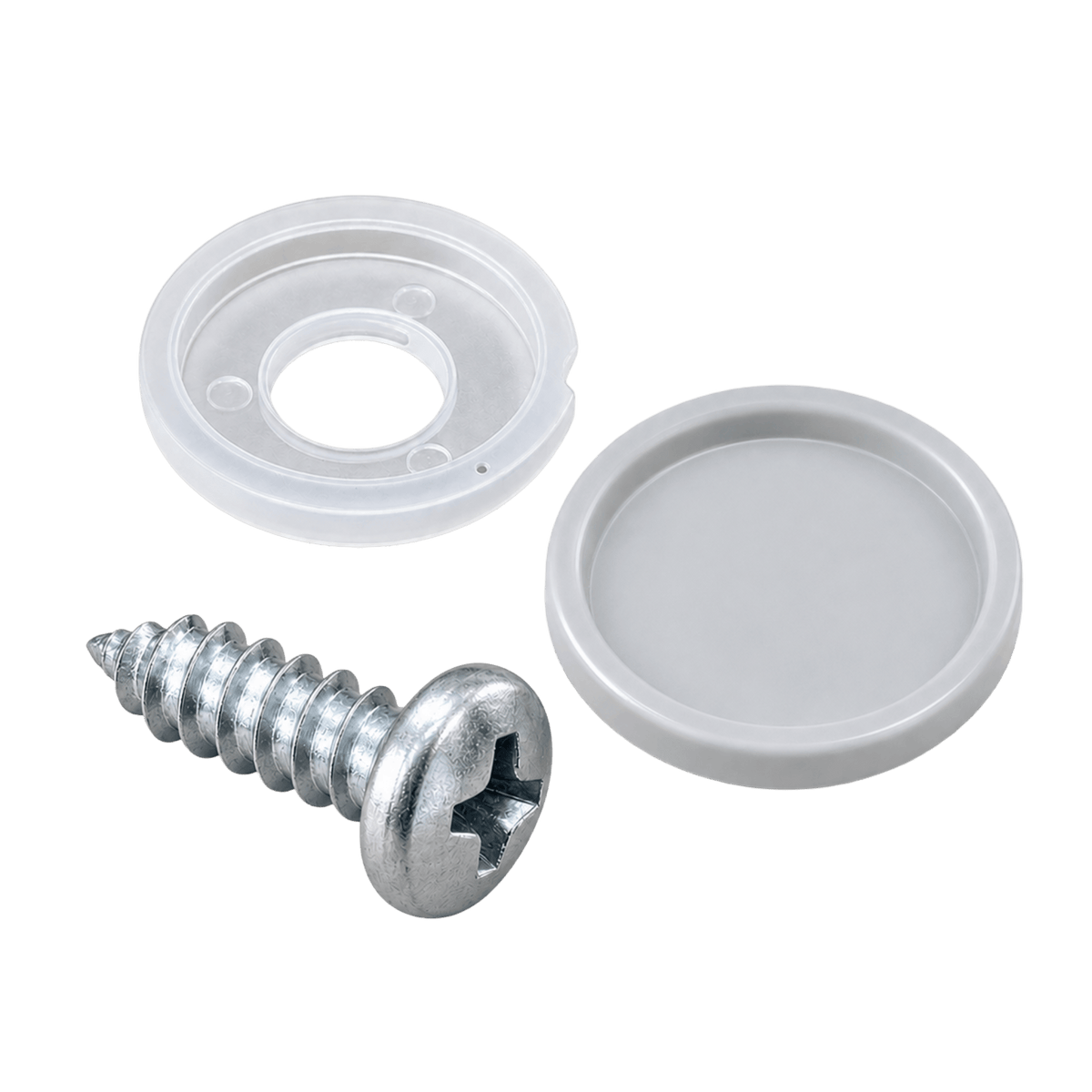 Aluprof Rolladen Grau Aluprof Blechschraube für Rolladenkasten 3,9x9,5 mit Kappe Set