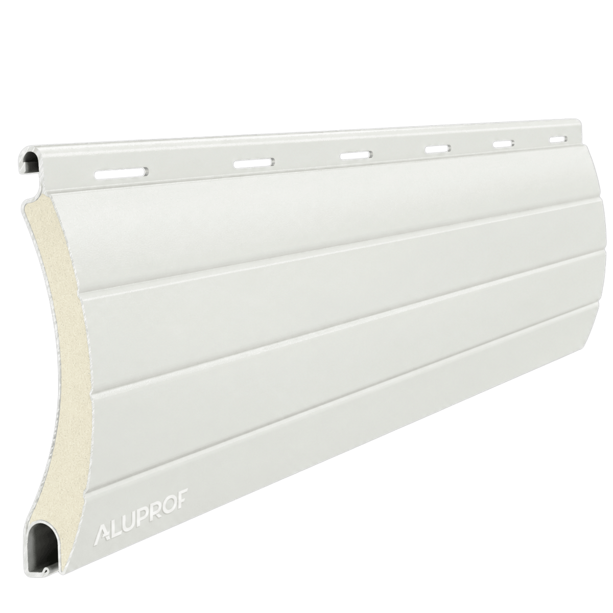 Aluprof Rolladen Ultraweis (22) / 40cm Aluprof ALU Rollladenpanzer perforiert PA52