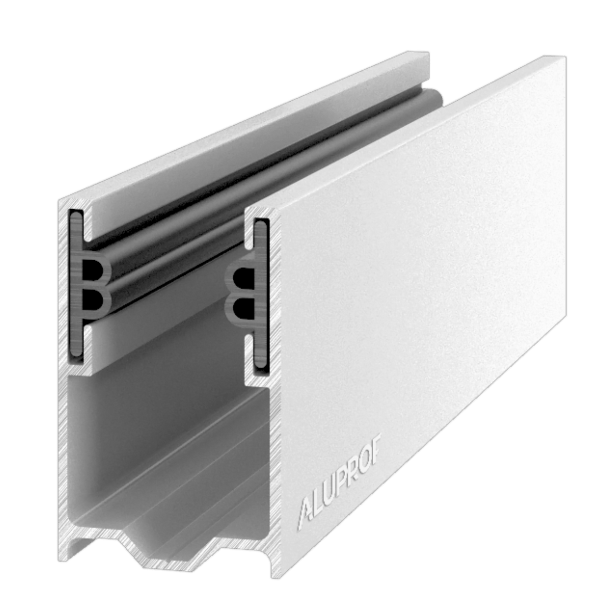Aluprof Rolladen Weiß (02) / 100cm Aluprof ALU Führungsschiene PU43/G