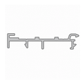 Aluprof Rolladen Weiß (02) / 100cm Aluprof Kasten-Anpassungsprofil mit Kragarm PSAW/6,7