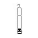 Aluprof Rolladen Weiss / 40cm Aluprof ALU-Endstab mit Gummidichtung LDG40