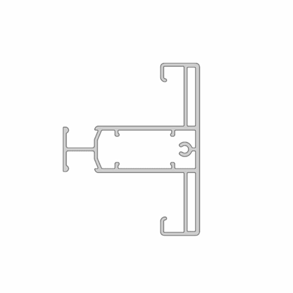 Aluprof Rolladen Weiß (ähnlich RAL9016) / 100cm Aluprof ALU Führungsschiene PPZDSRS/56/T