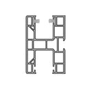 Aluprof Rolladen Weiß (ähnlich RAL9016) / 50cm Aluprof PVC Maxi Führungsschiene PPD60/17