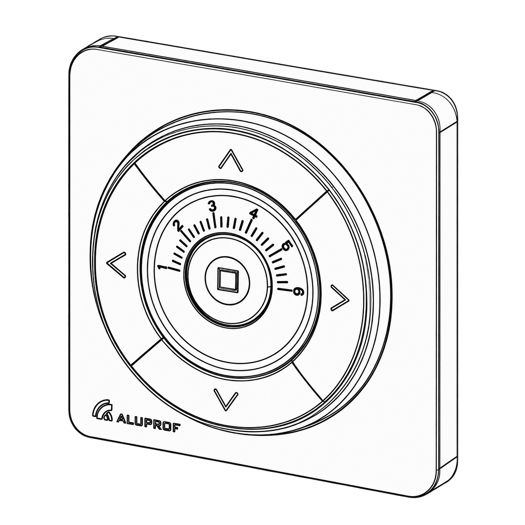 Aluprof Rolladen Weiß Aluprof AC134-06 6-Kanal