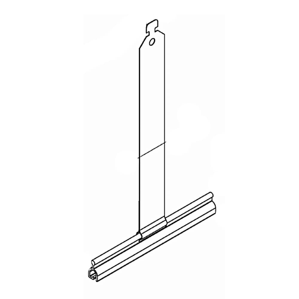 Aluprof Rollladen Aluprof Aufhängefeder mit PVC-Aufhängeprofil WM/130