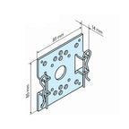 BECKER-Antriebe GmbH Fensterbauteile Becker Plattenlager 85/85 für B-Lasche