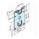 BECKER-Antriebe GmbH Fensterbauteile Becker Plattenlager HK mit Adapterplatte