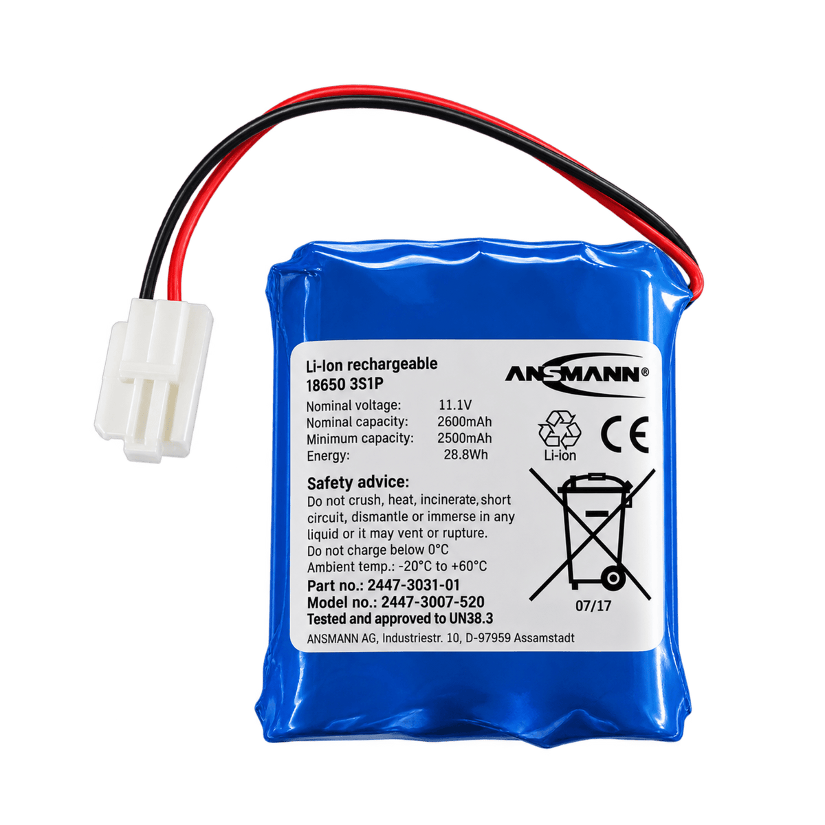 BECKER-Antriebe GmbH Rolladen Becker Akku für Steuerung HC520 2.600mAh