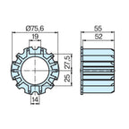 BECKER-Antriebe GmbH Rolladen Becker Ring DW78 R+F