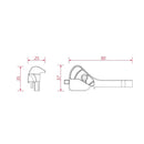 BeClever Rolladen BeClever Raffstore Einlauftrichter CBAT06 Links