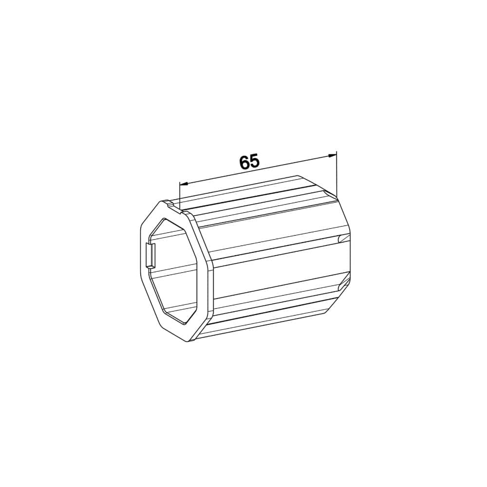 Eckermann Rolladen Eckermann Adapter SW50 für Walzenkapsel A400