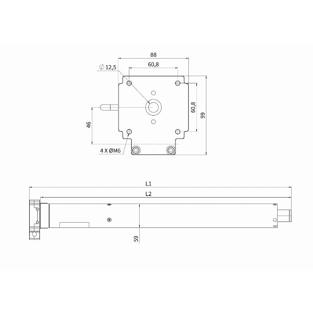 Eckermann Rolladen Eckermann Rohrmotor Ø59 60/15 60Nm NHK V242HSC