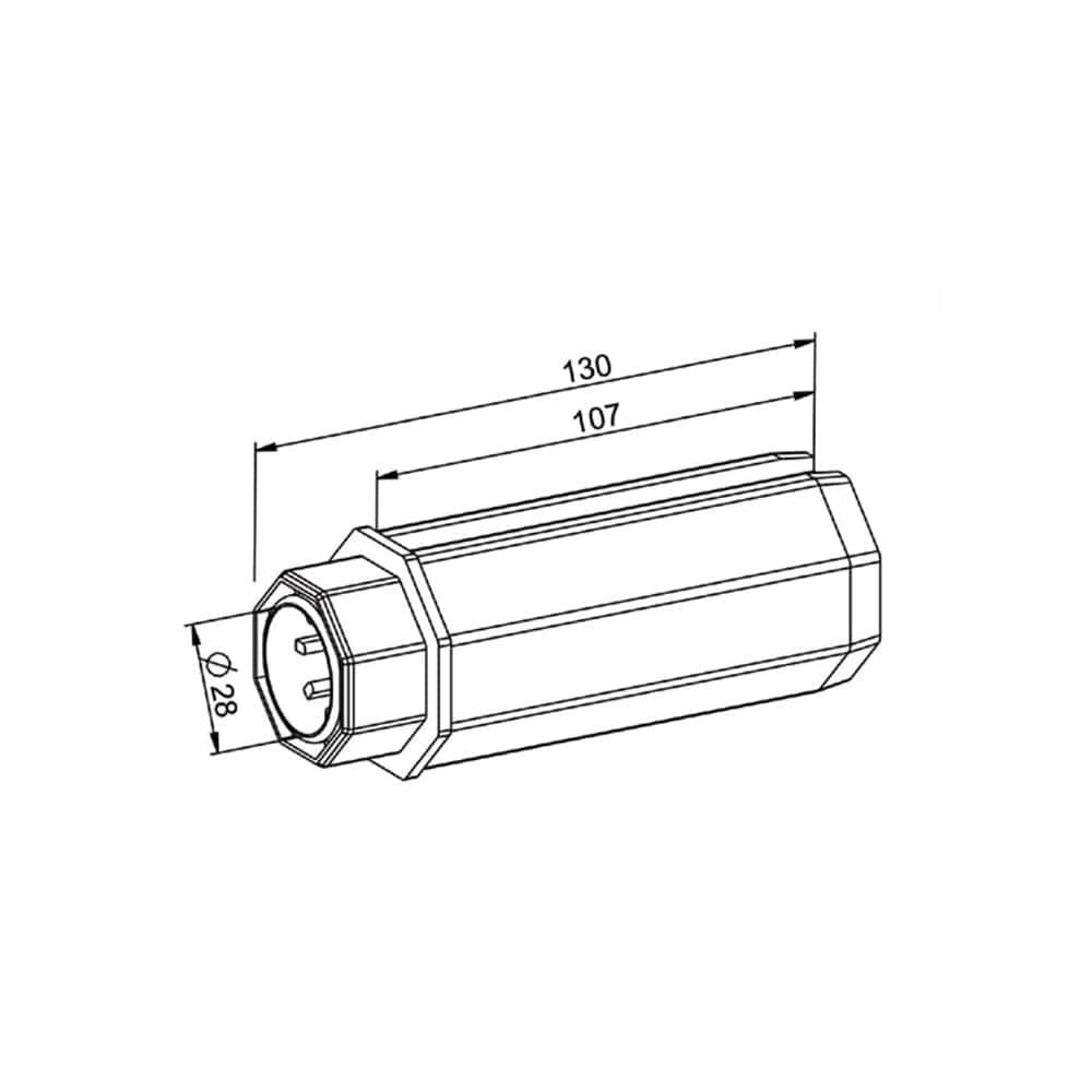Eckermann Rolladen Eckermann Walzenkapsel für Mini-Kugellager für SW50