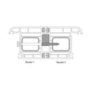 Ejot Fenster Ejot Fenster Kopplungsschraube Typ MS 4,8x80 Set