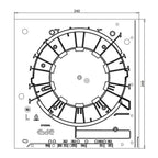 Exte Rolladen Exte Kopfstück Neo XT 250x240 Links 5703250L