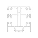 Exte Rolladen Weiss / 100cm Exte ALU-Mini Doppelführungsschiene R165