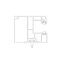 Exte Rolladen Weiss / 100cm Exte PVC-Maxi Einzelführungsschiene R161