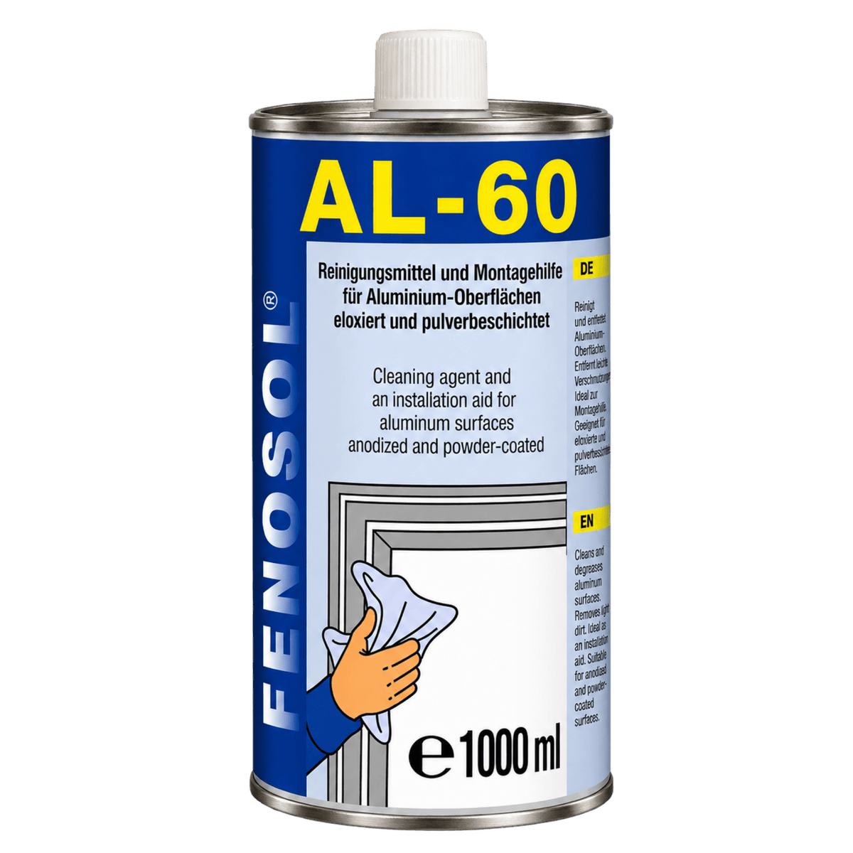 Fenoplast Fenster Fenosol AL-60 Reiniger für Aluminium Oberflächen 1000ml