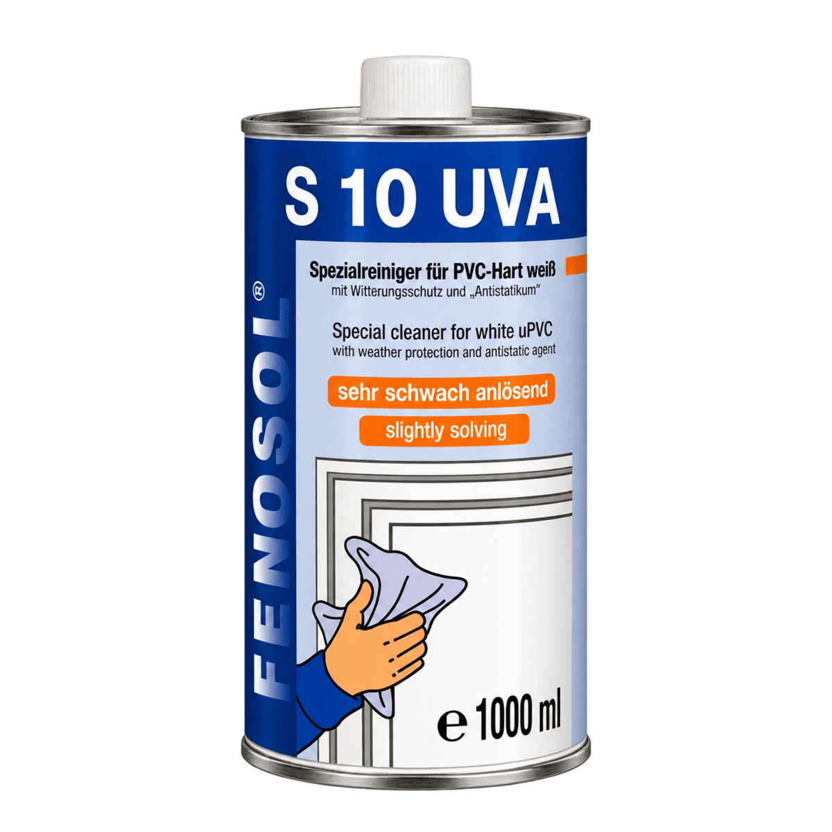 Fenoplast Fenster Fenosol S 10 UVA PVC-Reiniger sehr schwach anlösend 1000ml