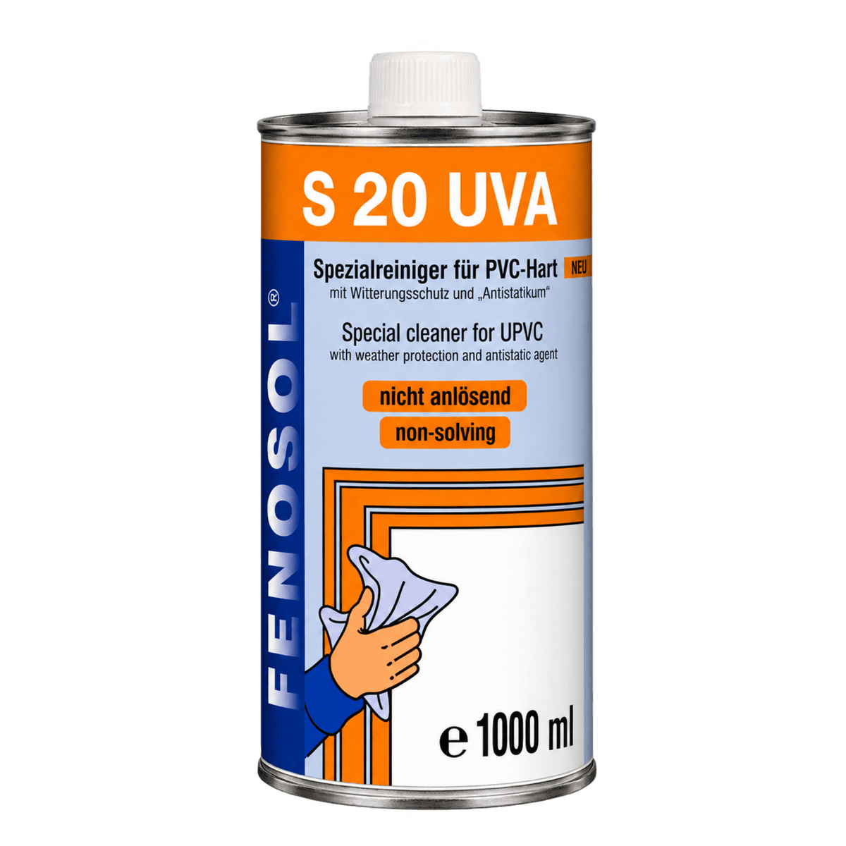 Fenoplast Fenster Fenosol S 20 UVA PVC-Reiniger nicht anlösend 1000ml