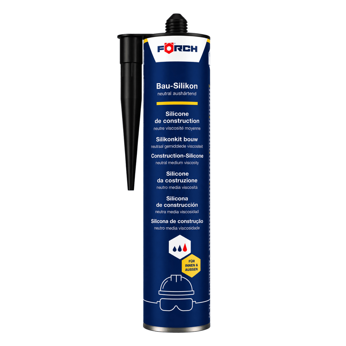 Förch Fenster Förch Bau-Silikon Transparent Mittelviskos 310ml