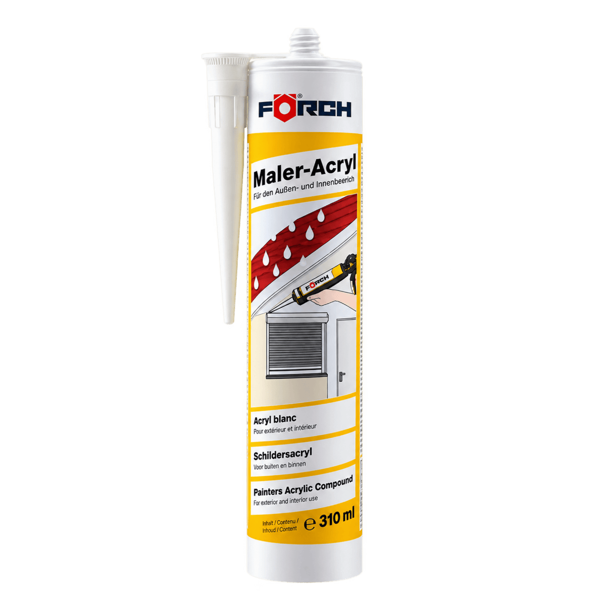 Förch Fenster Förch Maleracryl Weiss 310ml