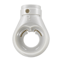Geiger Antriebstechnik Rolladen Geiger Kugelöse Markisenöse Ø10mm rund QB4mm 6kant Weiss