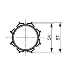 Geiger Antriebstechnik Rolladen Geiger Mitnehmer und Adapter-Kit SW60