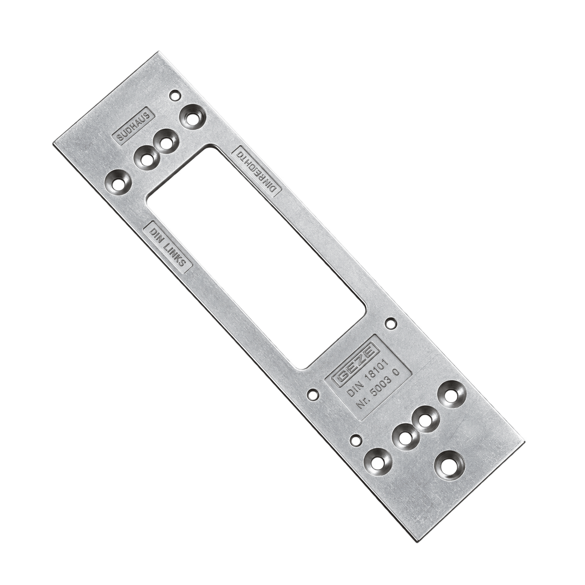 GEZE Tür GEZE Montageplatte TS 3000 EV1 Silber 011230