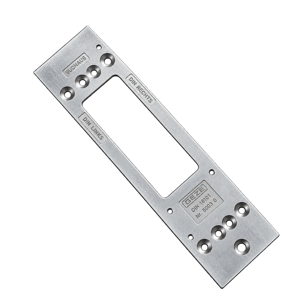 GEZE Tür GEZE Montageplatte TS 3000 RAL9016 Weiss 011233