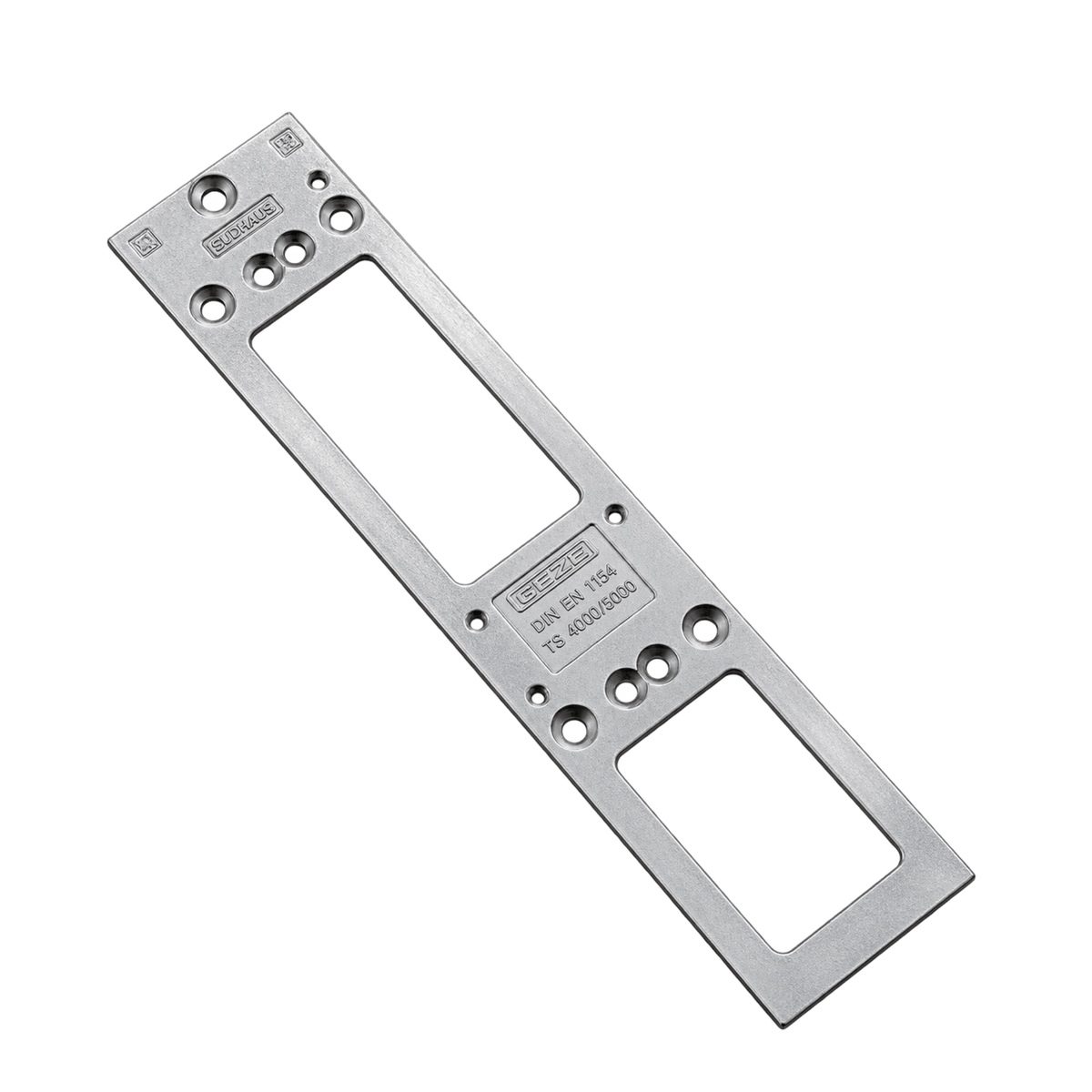 GEZE Tür GEZE Montageplatte TS 5000 TS 4000 EV1 Silber 049185