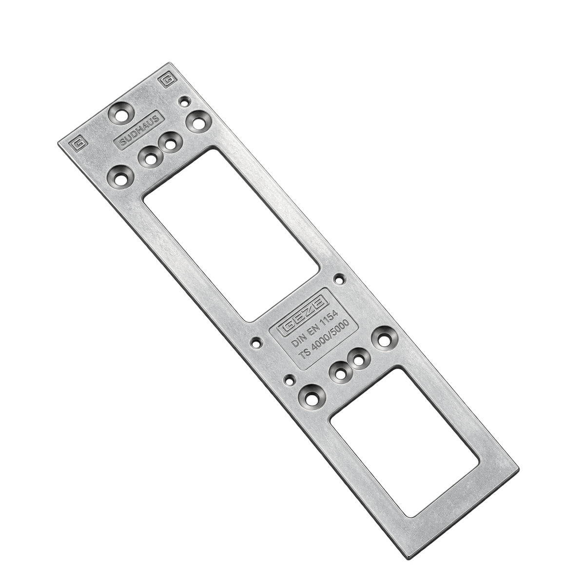 GEZE Tür GEZE Montageplatte TS 5000 TS 4000 RAL9016 Weiss 068627