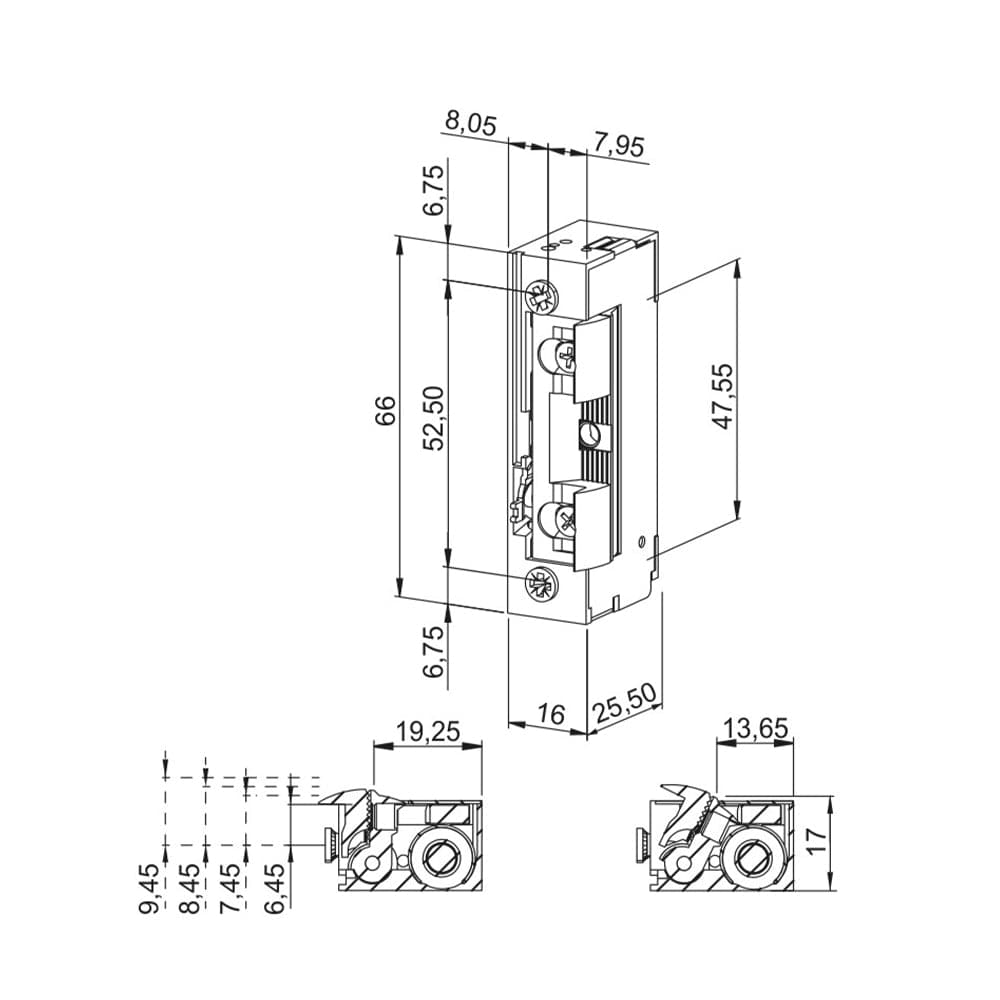 GreenteQ Tür GreenteQ Elektrischer Türöffner Model BQ-D