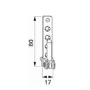 Maco Fenster Maco Ecklager PVC mit 7mm Tragezapfen Weiss 207278