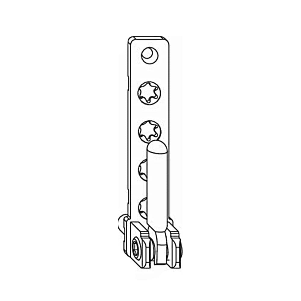 Maco Fenster Maco Ecklager PVC mit 7mm Tragezapfen Weiss 207278