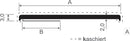MK Menke Fenster MK Flachleiste 20 x 3/2mm Selbstklebend